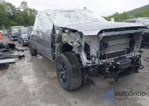 2025 GMC Sierra 1500 4Wd Standard Box Elevation from USA, damaged, VIN 3GTUUCE80SG120627